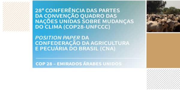 Position Paper da Confederação da Agricultura e Pecuária do Brasil