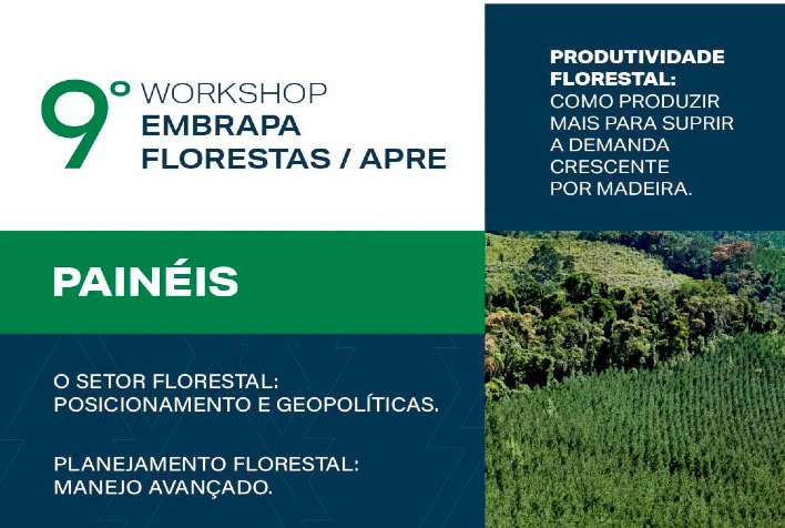 9o Workshop Embrapa FlorestasAPRE discutira produtividade florestal