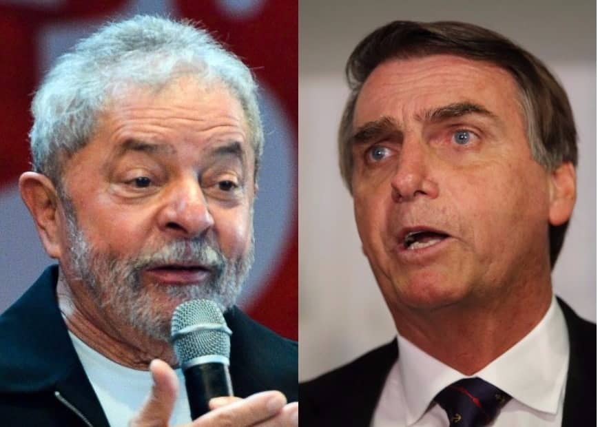 Havera 2o turno Lula e Bolsonaro voltarao a disputa nas